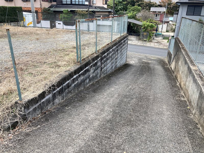 佐倉市鏑木町売地　117坪　建築条件なし　 現地写真（宅地内に造成した通路部分）