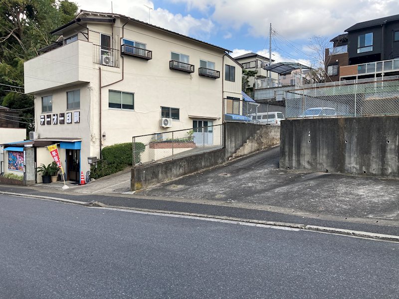 佐倉市鏑木町売地　117坪　建築条件なし　 現地写真（西側道路から撮影）
