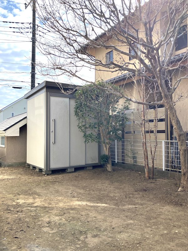 佐倉市宮ノ台4丁目　敷地60坪超の角地　 ゆったりしたお庭には物置有