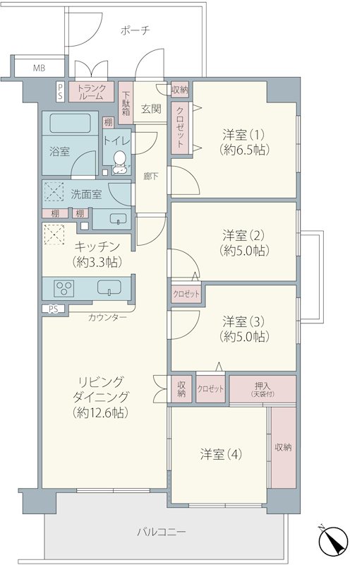 ザ・ウインベル臼井王子台 間取図・土地図
