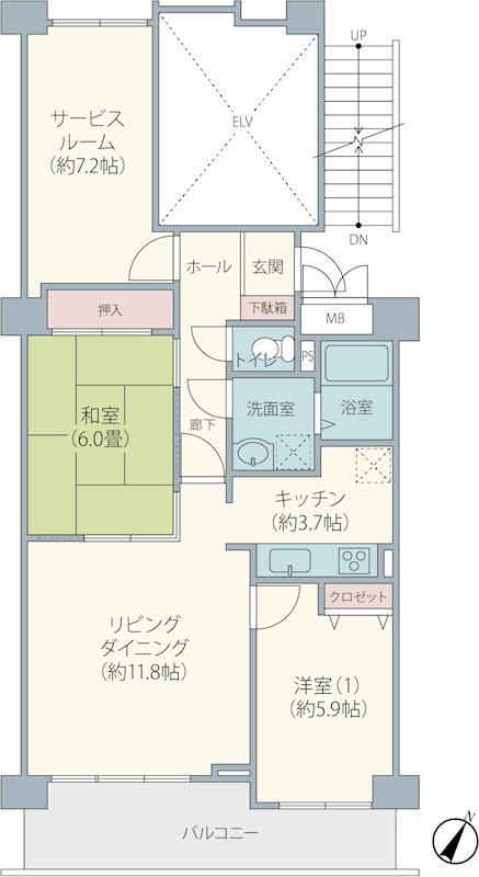 パストラルハイム佐倉志津壱番館 間取図・土地図