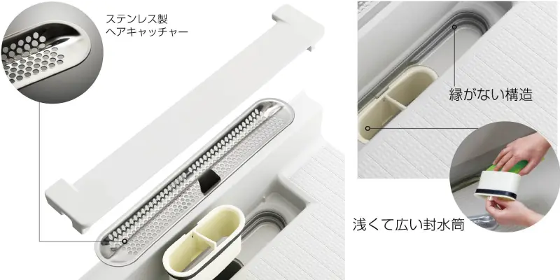 スリム排水口