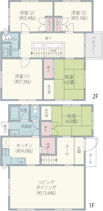 佐倉市井野１３７２ー５８戸建 5LDKのお家です。