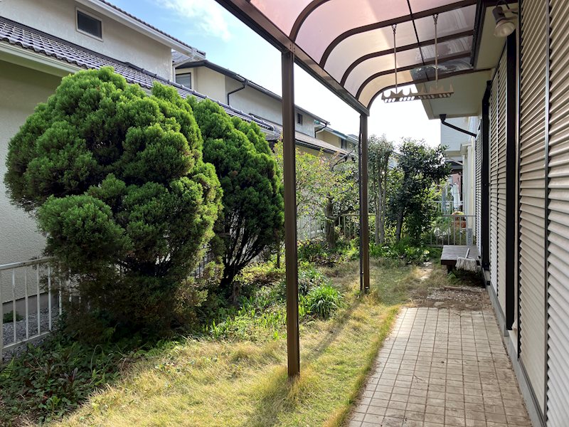 佐倉市山王１丁目　南側広々お庭の一戸建て 現地写真（庭）