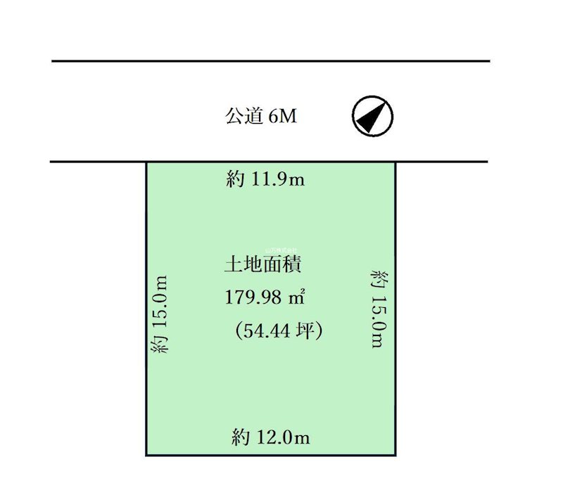 佐倉市ユーカリが丘１丁目　建築条件なし売地　更地済 ６M公道