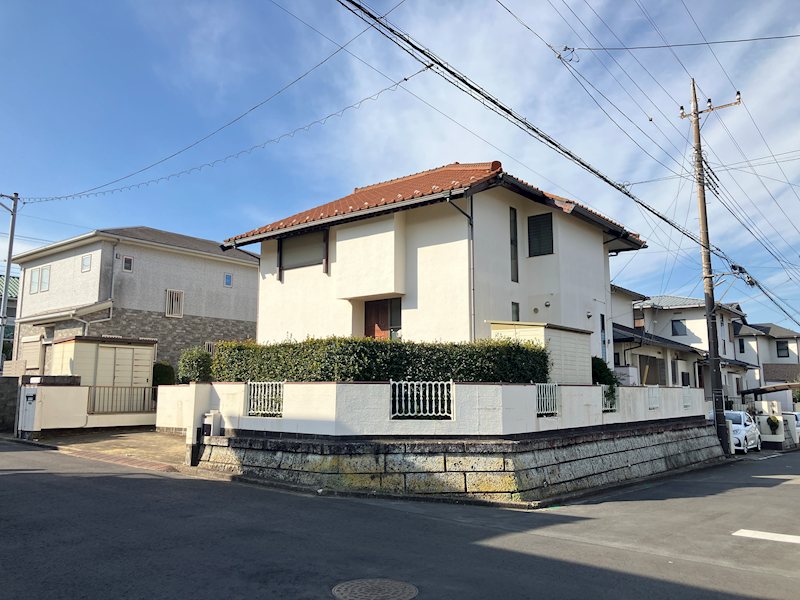 建築条件なし土地　ユーカリが丘2丁目　角地 現地写真