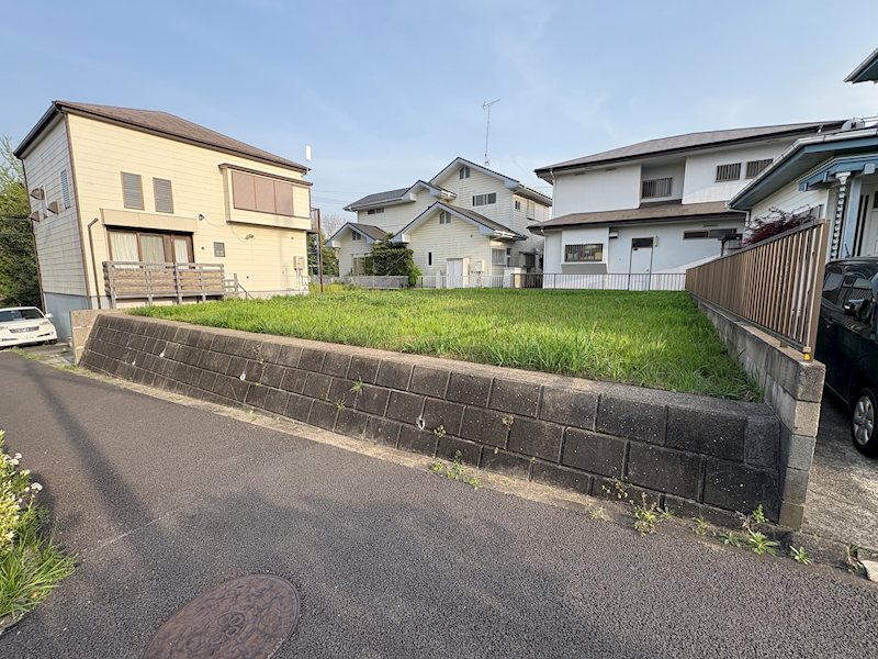 宮ノ台4丁目建築条件なし売地　土地55坪付　17M公道接道 公道17M道路接道