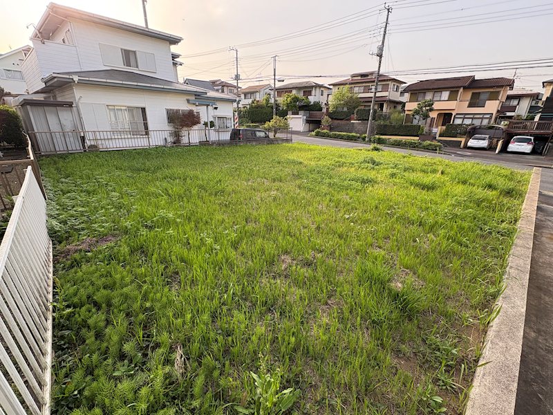 宮ノ台4丁目建築条件なし売地　土地55坪付　17M公道接道 土地54坪付き