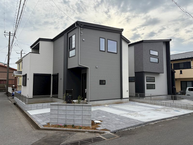 佐倉市井野新築戸建全３棟　土地約46坪付 ２号棟現地