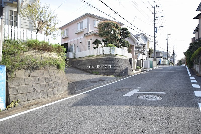 八千代市上高野　200平米超土地 現地写真（前面道路含む現地写真）