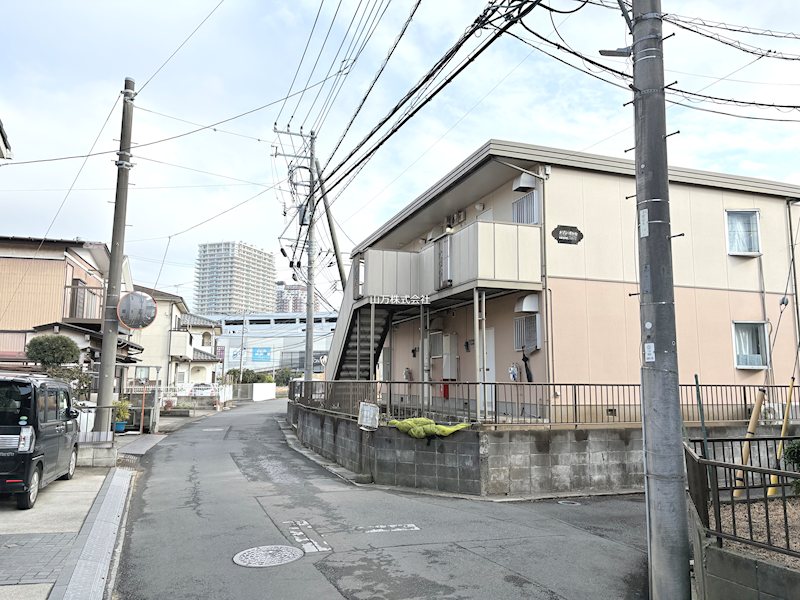 西ユーカリが丘隣接　佐倉市井野売一括アパート 公道角地