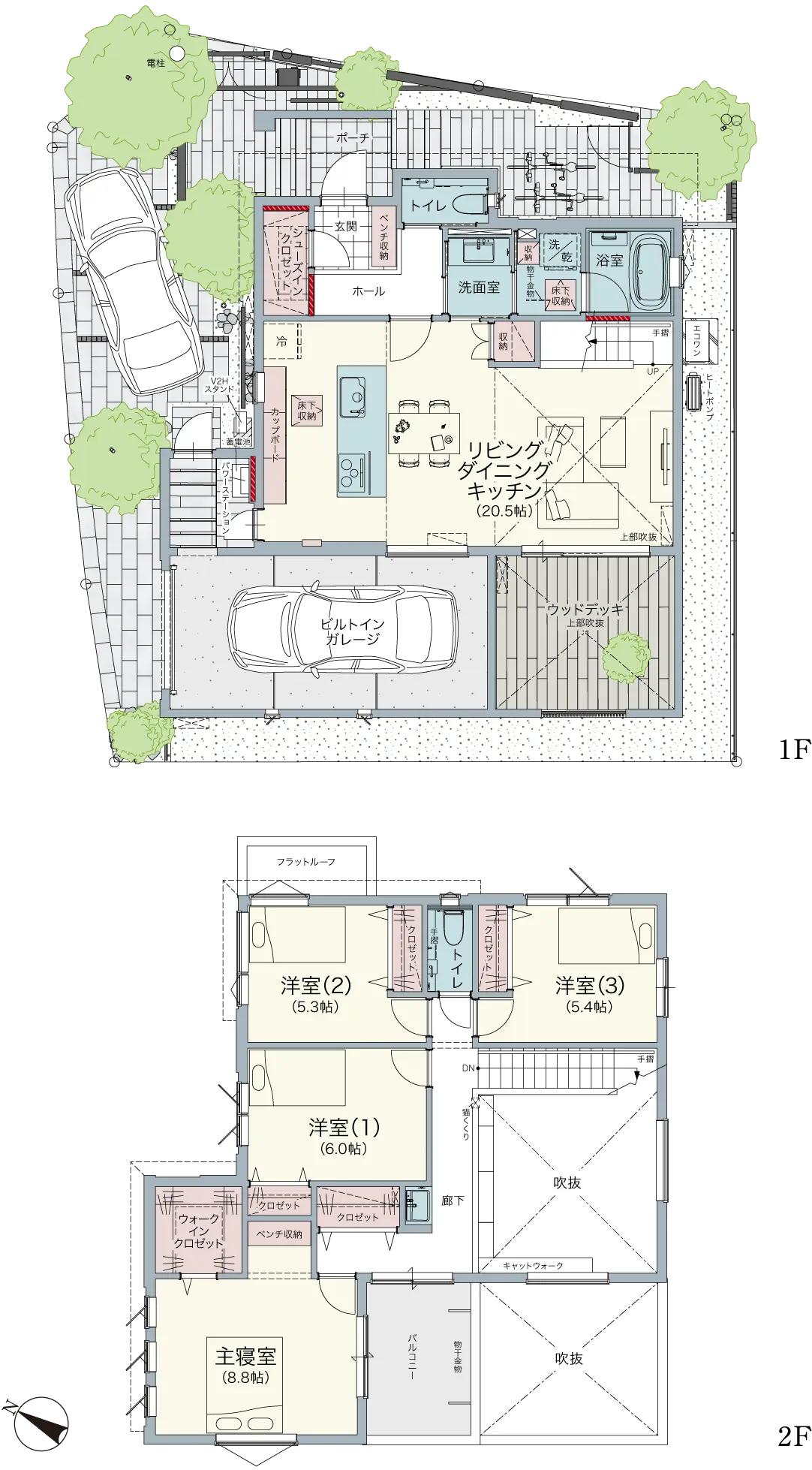 NY6-11-7 4LDK 間取り図