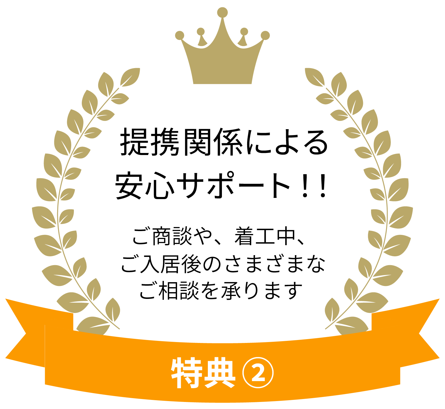 提携関係による安心サポート！！