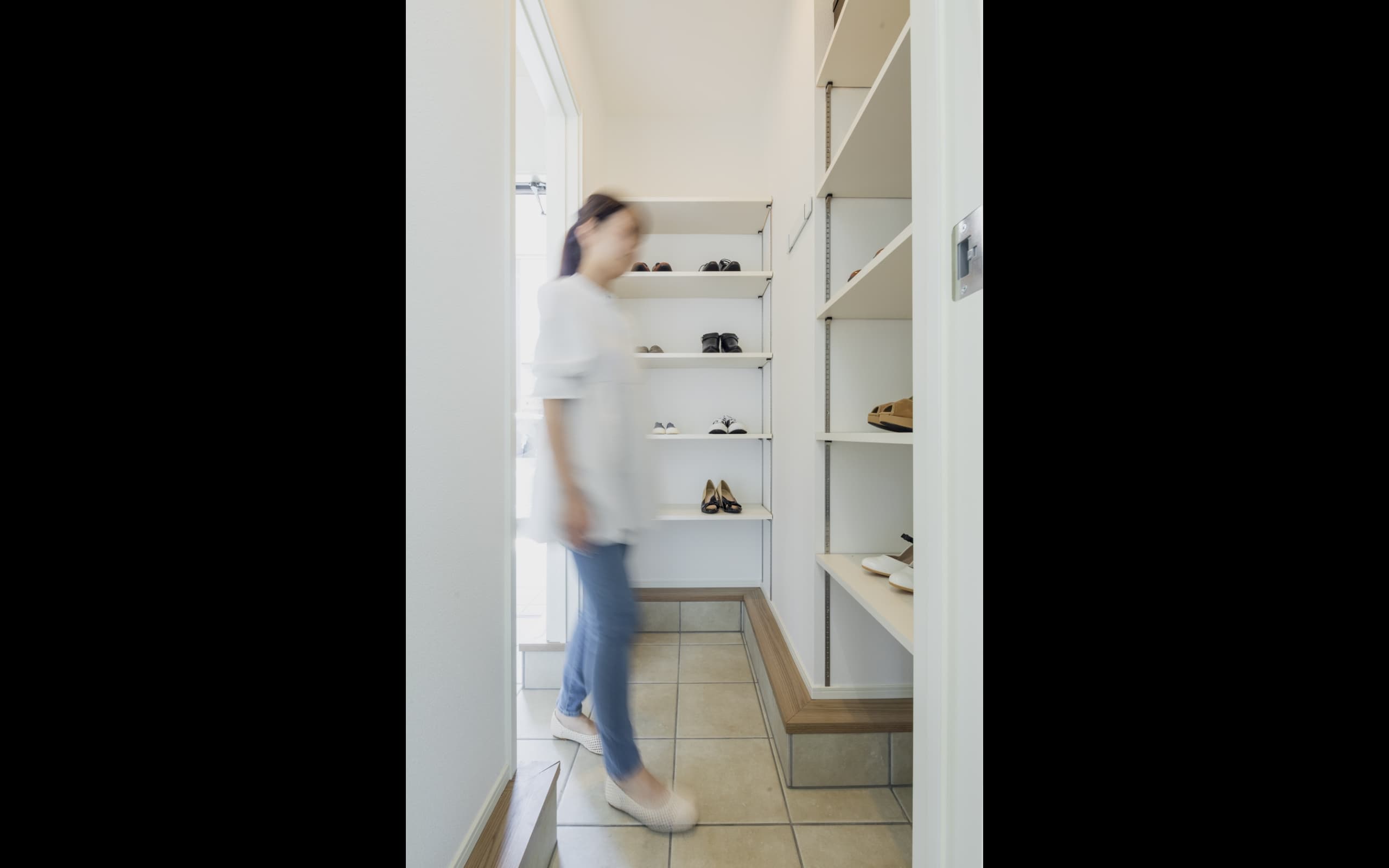 SHOES IN CLOSET