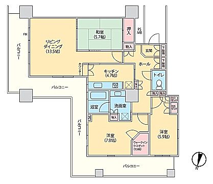 【駅直結タワーマンション】スカイプラザ・ステーションタワー・タワー棟  3LDK角部屋です。
