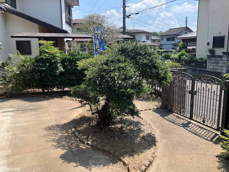 佐倉市宮前2丁目　リフォーム済の2世帯住宅 南側のお庭も広々