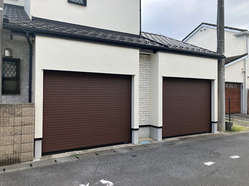 佐倉市南ユーカリが丘【駅前高級分譲地内】　注文住宅戸建 ガレージシャッター