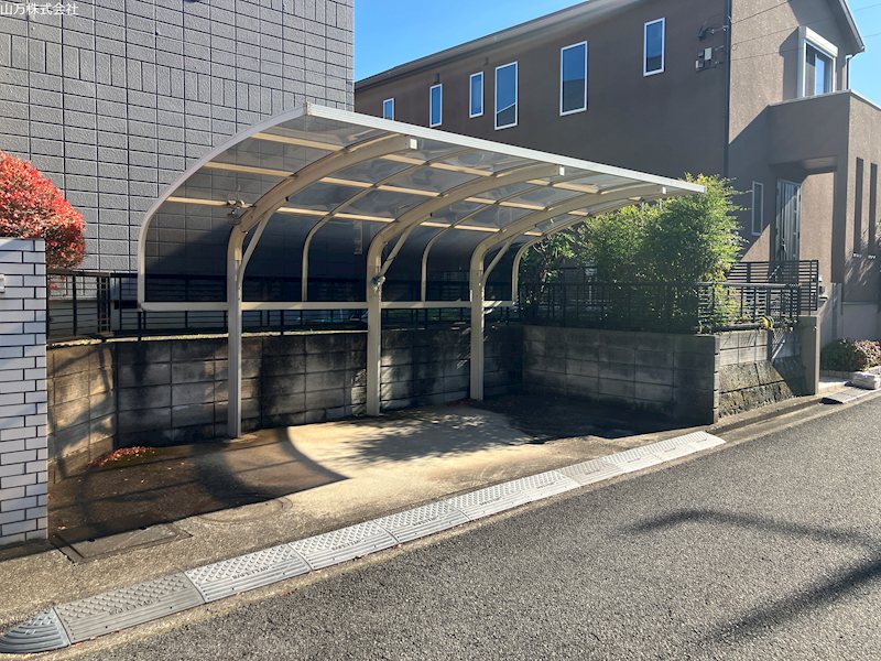宮ノ台4丁目戸建【ヘーベルハウス施工！軽量鉄骨造　北西角地】 現地写真（駐車場）