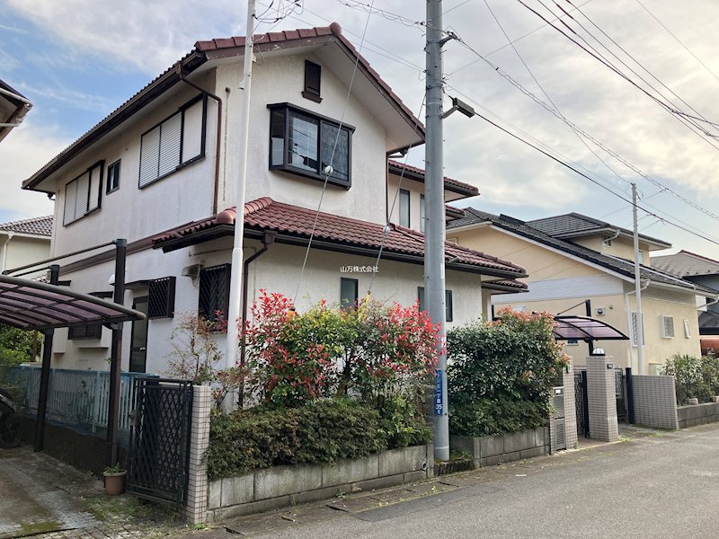 佐倉市山王1丁目　建築条件なし宅地 平成3年新築の約40坪の2階建ての建物が現在ございます。