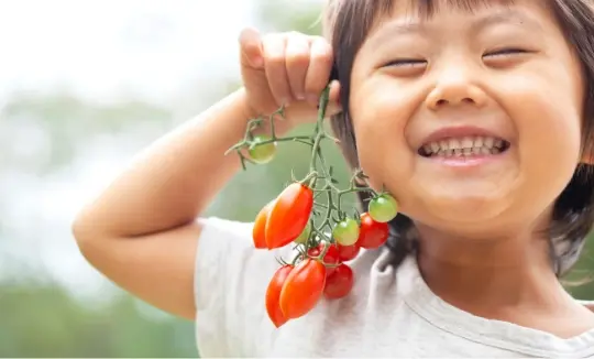 Beau GARDEN MINORISTA 芝山 ユーカリが丘 子ども・野菜イメージ
