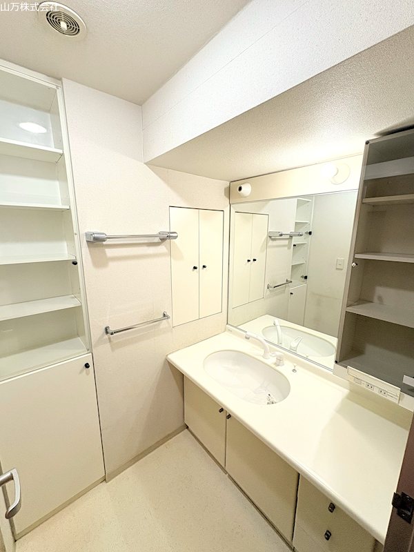 スカイプラザ・ユーカリが丘イーストタワー　高層17階住戸　東南向き　空部屋 収納豊富洗面所