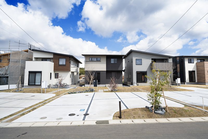 新築戸建　BeauGarden富里葉山【全30邸】　No8 分譲済街並み写真