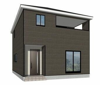 【新築分譲】オール電化4LDK　富里市七栄　9号棟（全14棟）第33 完成予想図（外観）