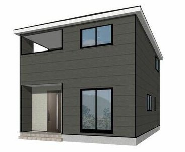 【新築分譲】オール電化4LDK　富里市七栄　10号棟（全14棟）第33    完成予想図（外観）