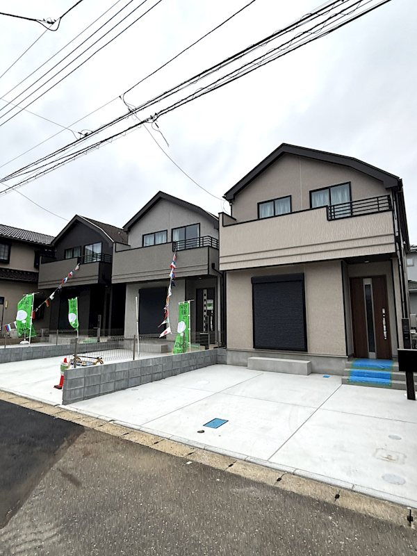 【新築分譲住宅・残1棟】ハートフルタウン成田市大袋　B号棟 分譲済街並み写真