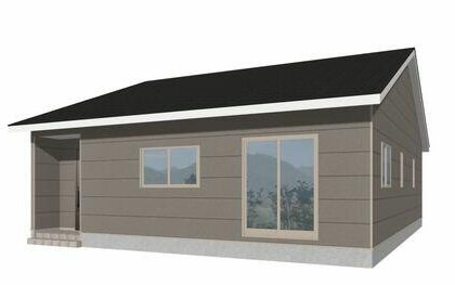 【新築分譲】オール電化3LDK平屋建　富里市七栄　2号棟（全14棟） 第33 完成予想図（外観）