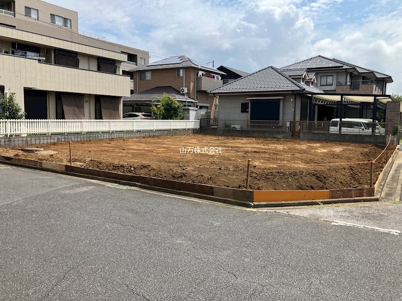 佐倉市ユーカリが丘７丁目　建築条件なし売地　更地済です　 南西角地
