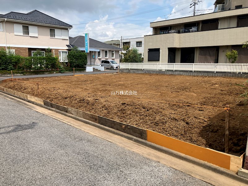佐倉市ユーカリが丘７丁目　建築条件なし売地　更地済です　 南面道路